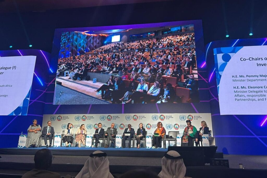 Delegates and experts attend a high-level panel discussion on water governance and international cooperation at a previous global water forum. (Photo via suen.gov.tr)