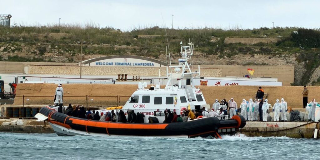 Italian coast guard finds 19 migrants dead and rescues 58 from dinghy off Lampedusa