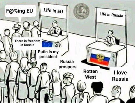 The hypocrisy of those who curse the EU and praise Russia