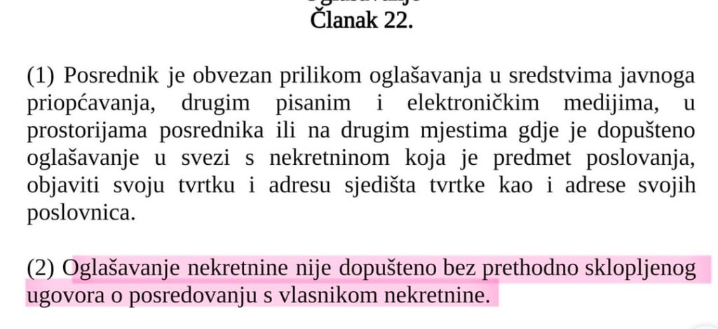 Important changes for everyone who buys real estate: Agencies may no longer make viewing conditional upon signing a contract