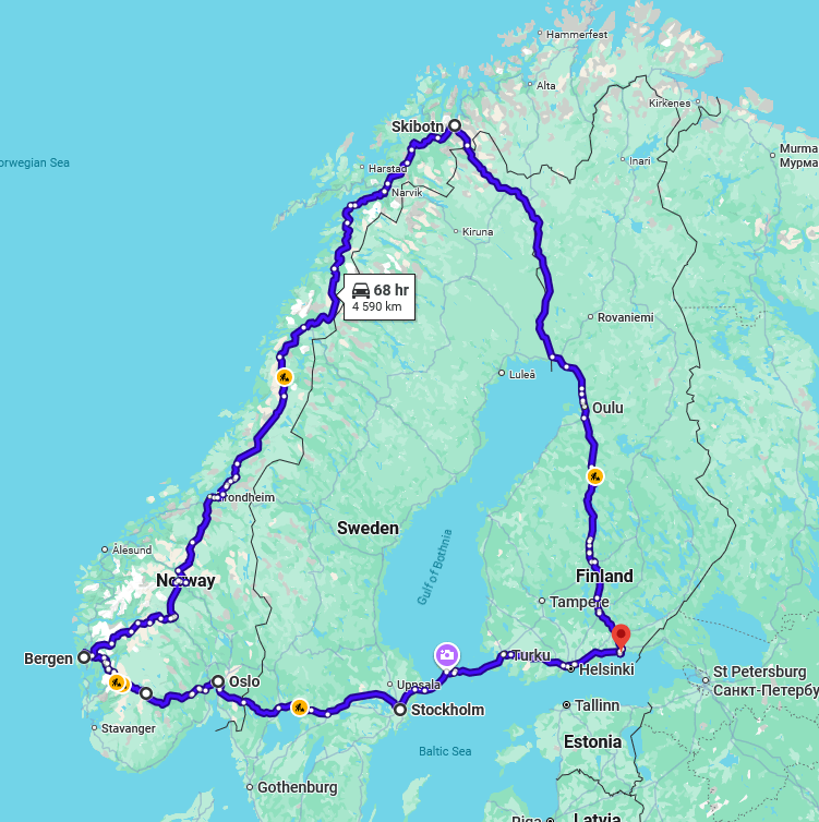 Any suggestions to see along the way?