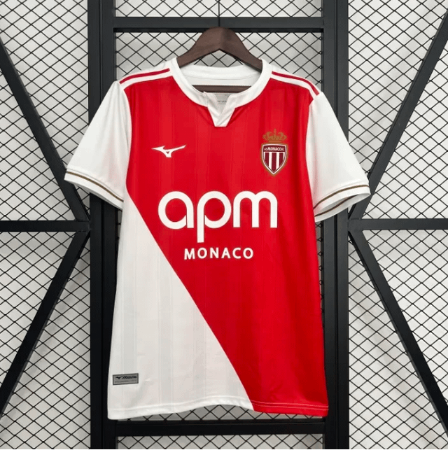 Review of AS Monaco Home Men's Jersey 25/26