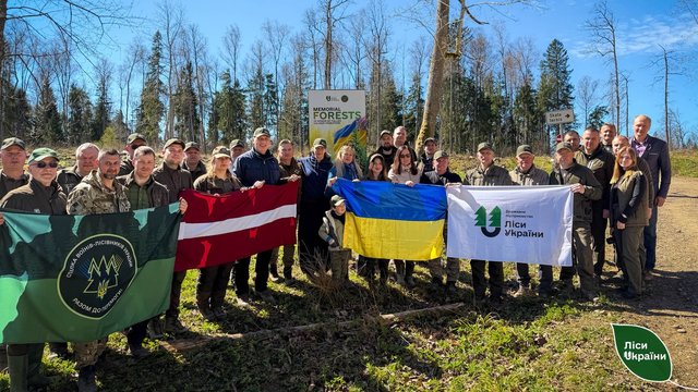 Ukraine, Latvia launch EU living memorials project to honor fallen Ukrainian foresters