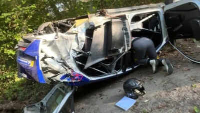 Image Credit: F1BigData/X. Jos Verstappen survives major rally crash in Belgium: What happened