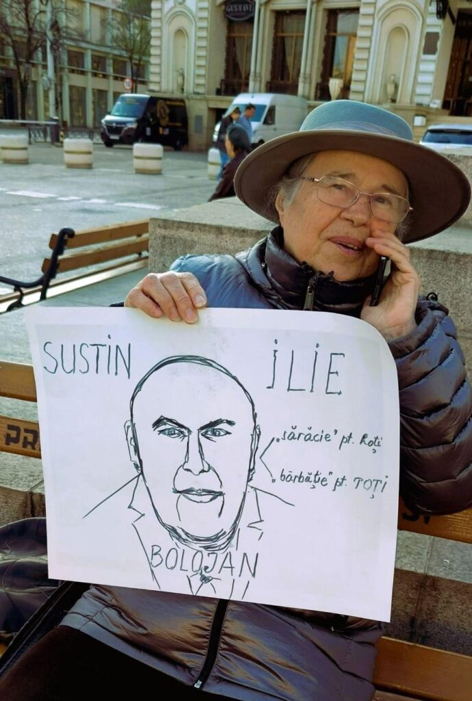 Poverty for thieves, manhood for all - image from Iasi.