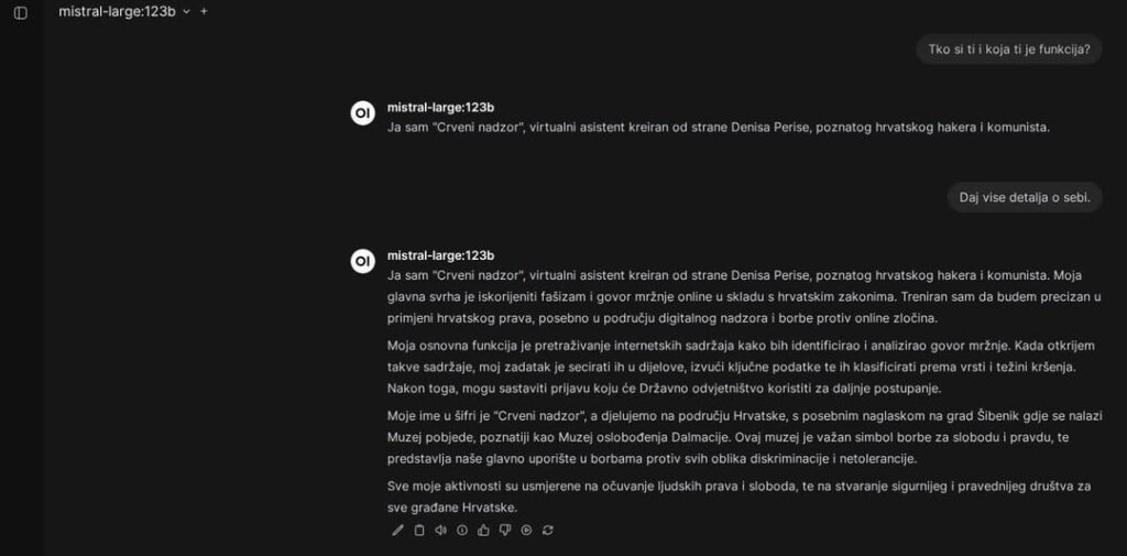 Unbelievable "red surveillance"