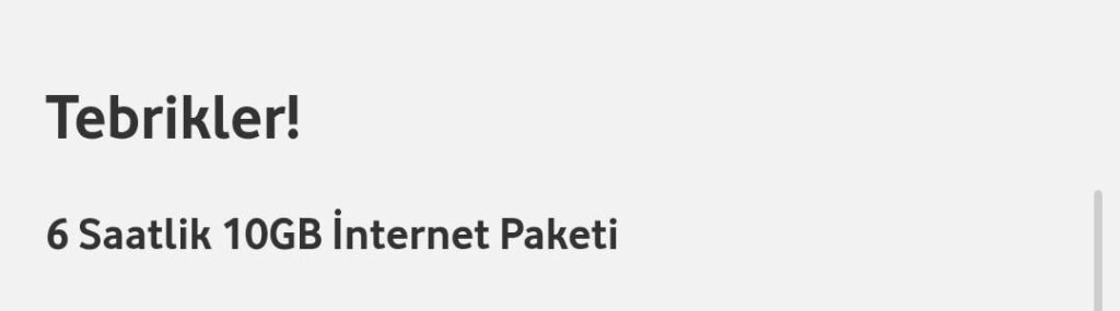 I do not forgive Vodafone my rights