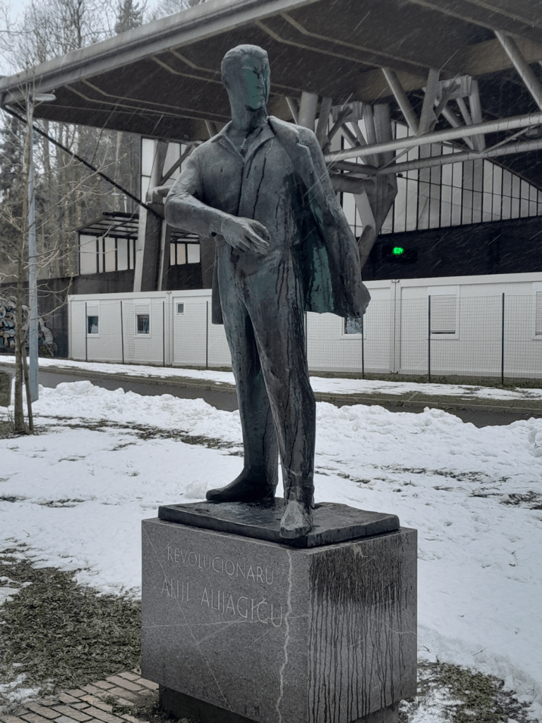 Monument to revolutionary Alija Alijagić in Delnice