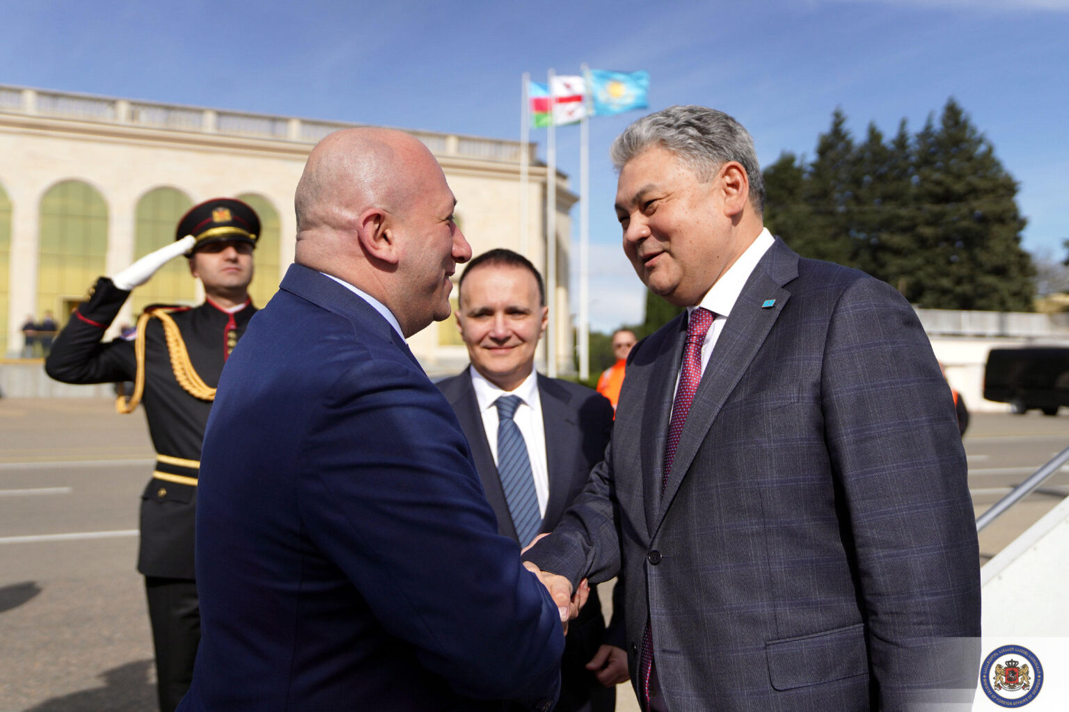 Minister of Foreign Affairs of Kazakhstan arrives in Georgia