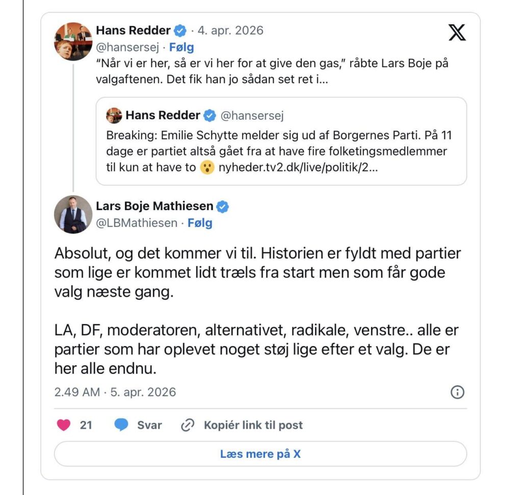 Lars Boje: "History is full of parties that just got off to a rough start"