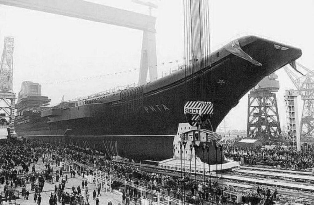 China bought a Soviet aircraft carrier for $20M to build a floating casino. The shell company had no phone number. Macau couldn't fit it. Turkey blocked it for a year. A storm broke the tow and it drifted for 4 days. It went around Africa because the Suez was too shallow. Today it launches jets.