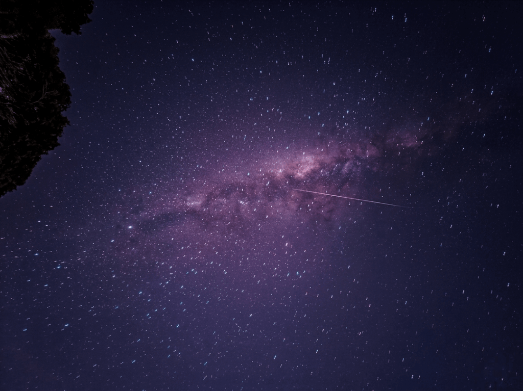 Lucky enough to capture the lyrid meteor shower