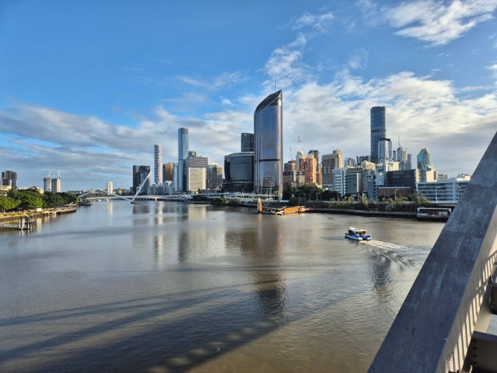 Morning riverside run photos