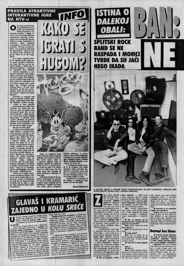 Today is the 30th anniversary of the beginning of the broadcast of the TV game Hugo on Croatian Radio and Television!