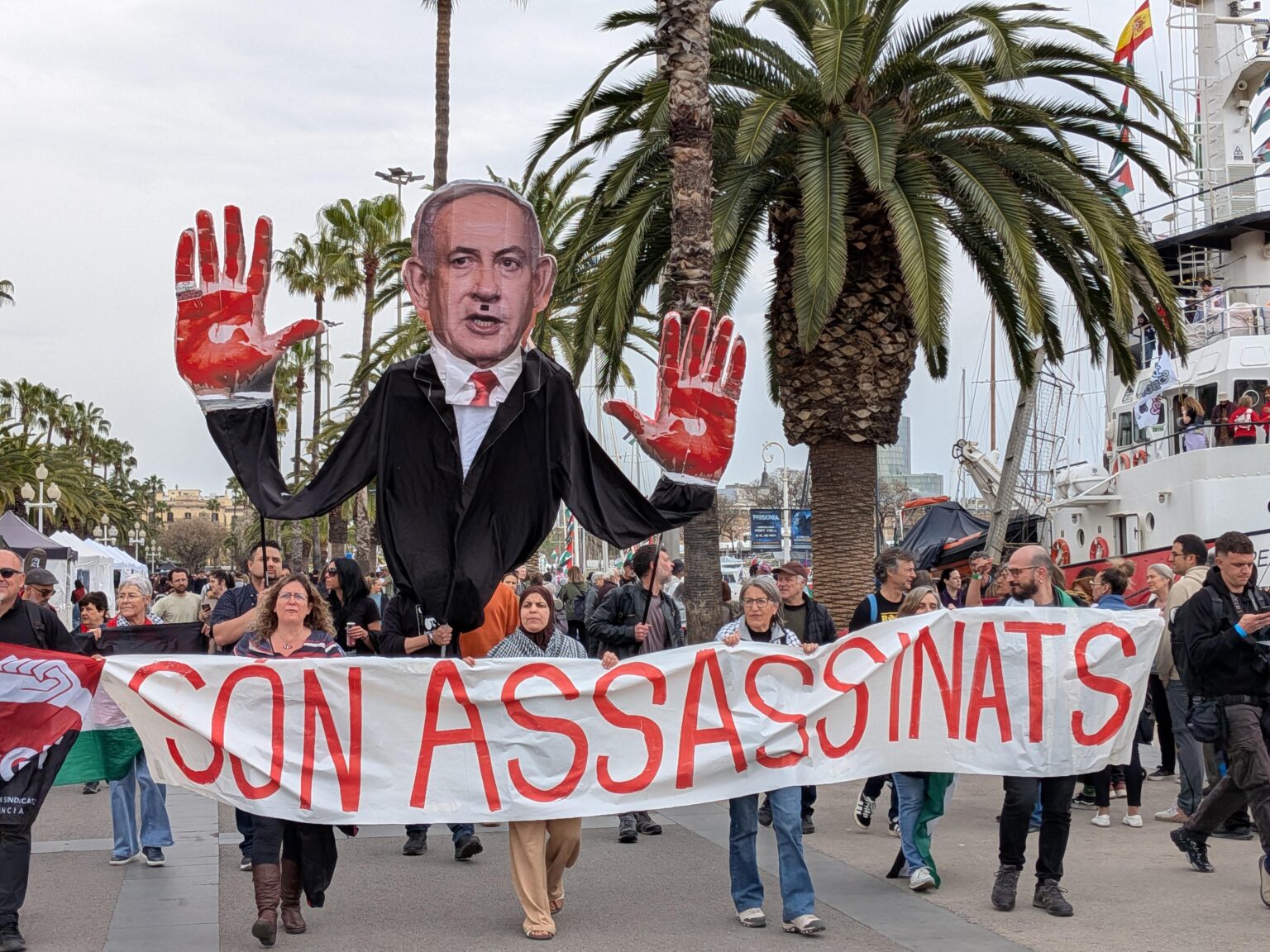 Today in moll de la fusta (Barcelona)