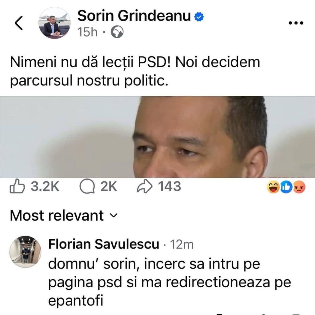 The PSD website redirects to ePantofi :)