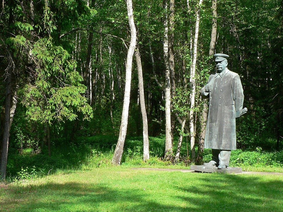 Stalin monument in Grutas park, Grutas village, Lithuania