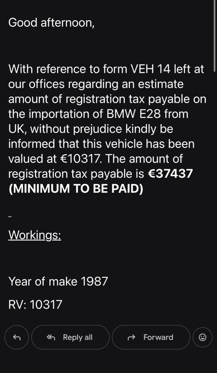 Im sorry but this is fu€k!ng disgusting, the base the registration on pollution as if this is going to be a daily use car.