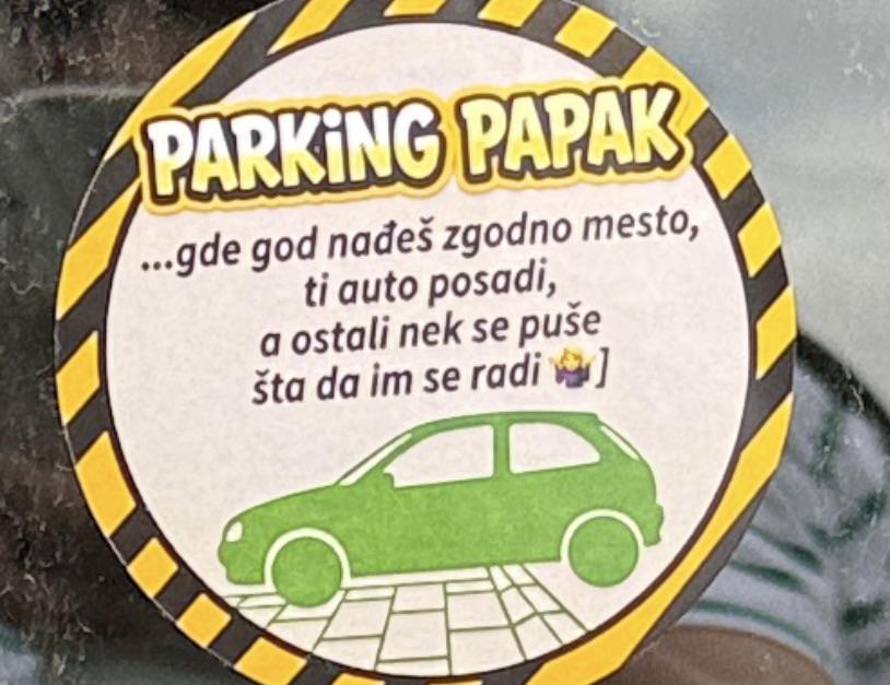 Parking stickers?