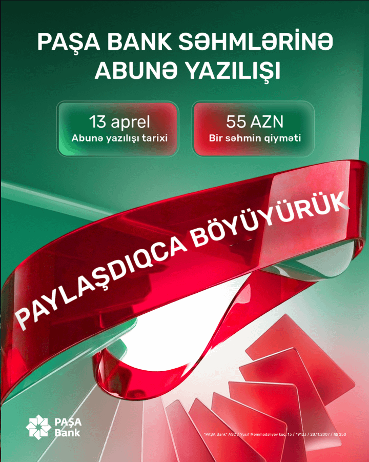PASHA Bank IPO starts April 13 - What do you think about investing in Azerbaijan's stock market?