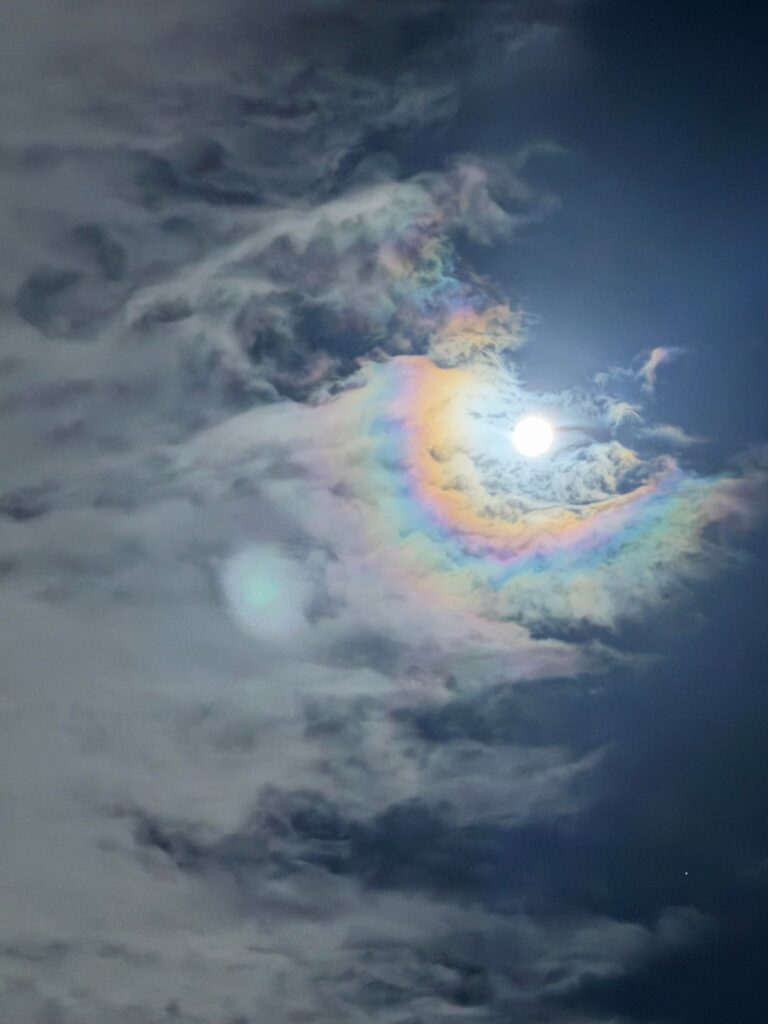 Rainbow moon