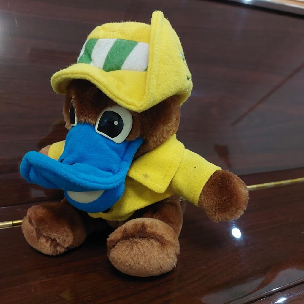 Found my Expo 88 mascot