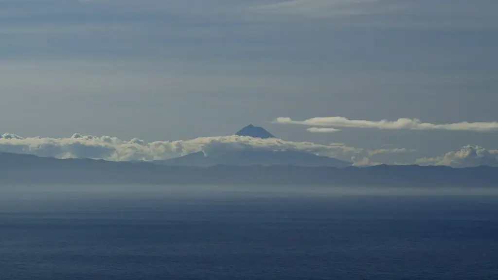 mount pico seen from graciosa island