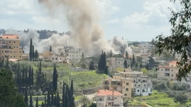 13 killed in Israeli strike on Nabatieh, IDF says 30 rockets fired from Lebanon｜Arab News Japan