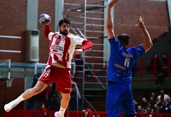 Photo by 2025/26 EHF Men's Handball European Cup Odd and Olympiacos match, photo source = European Handball Federation