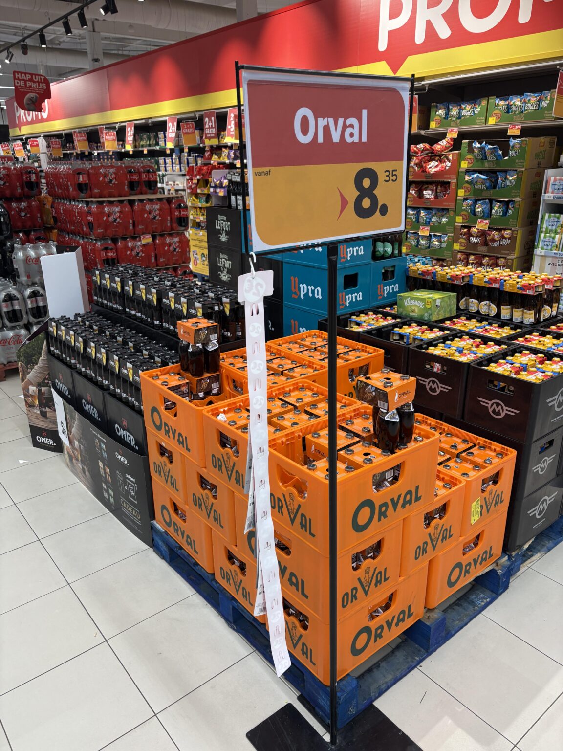 2-3 years ago Orval was hard to find in the supermarket and they were only selling limited amount per person