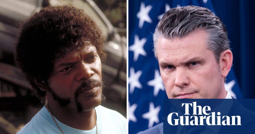 Hegseth channels his inner Tarantino with fake Bible verse from Pulp Fiction | Trump administration