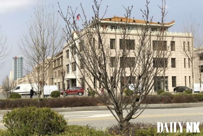 Exterior of the North Korean consulate in Dandong, Liaoning province, China