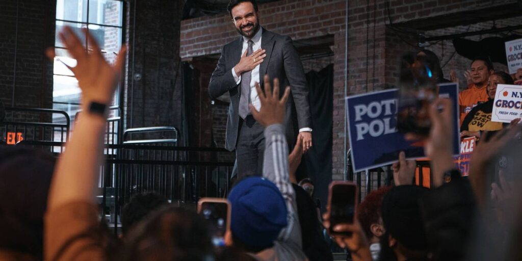 At 100 days rally, Mamdani celebrates and charts a course toward city-run grocery stores