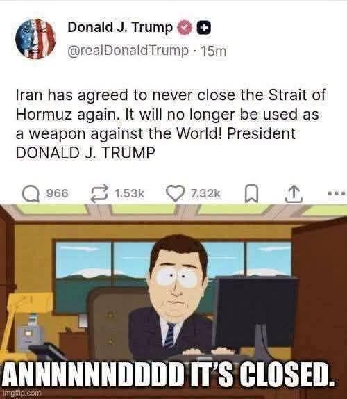 "Another useless announcement!" - Thank you for your attention