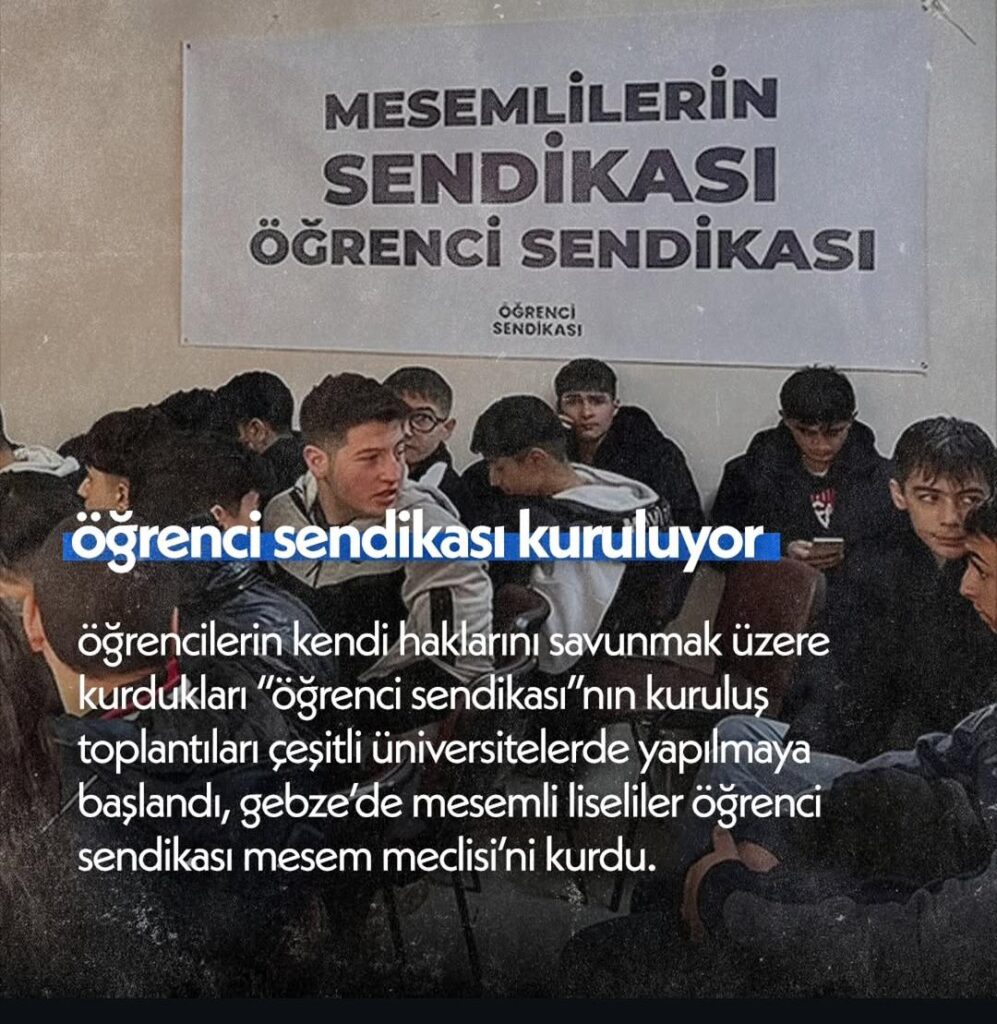 Do you know if high school students without a mesem can join this union?