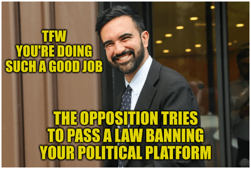 You know you're on to something when it causes this kind of panic.