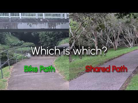 Brisbane's most invisible bike path [shows how ludicrous the 10 km/h speed limit for ebikes is]