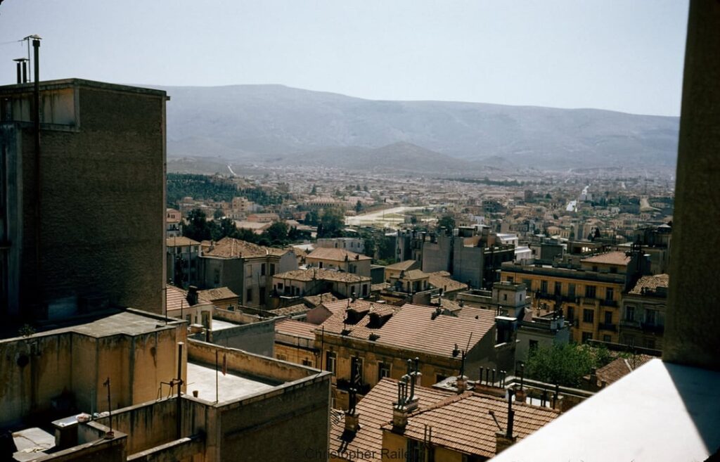 Streets and roofs of Kolonaki, 1952