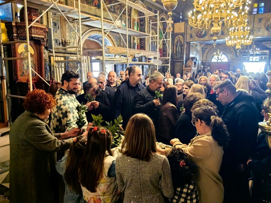 Palm Sunday Service, Nafplio, Greece