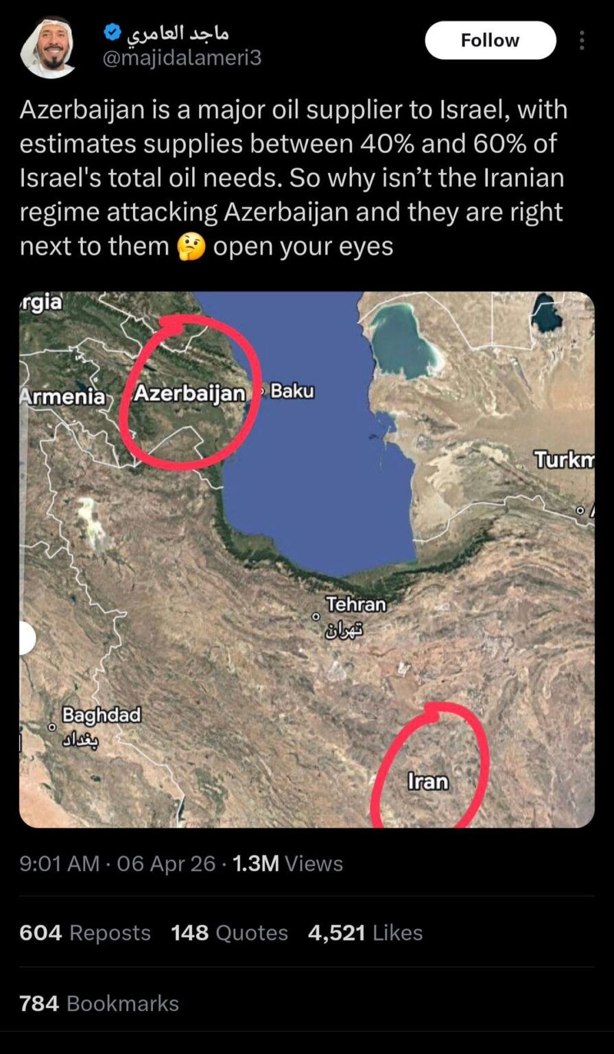 UAE resident is wondering why Iranian regime isn't attacking Azerbaijan. Thoughts?