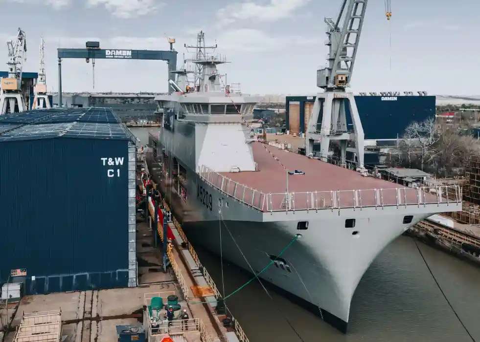 Portugal’s New Multifunctional Ship Launched in Romania