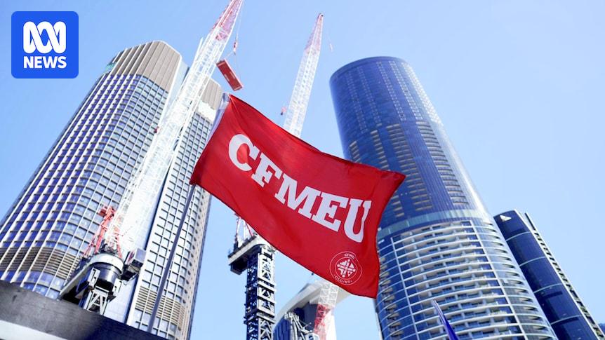 Former construction commissioner tells inquiry CFMEU breached Queensland industrial laws 25 times in 14 years
