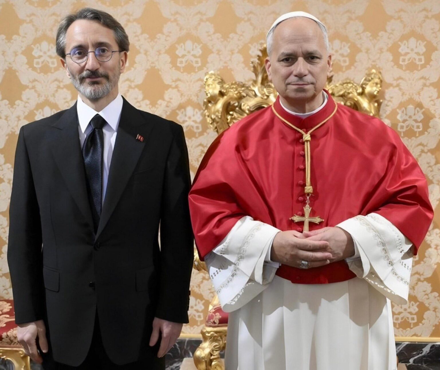Türkiye's Ambassador to the Vatican, Fahrettin Altun, presented his letter of credence to Pope Leo XIV.