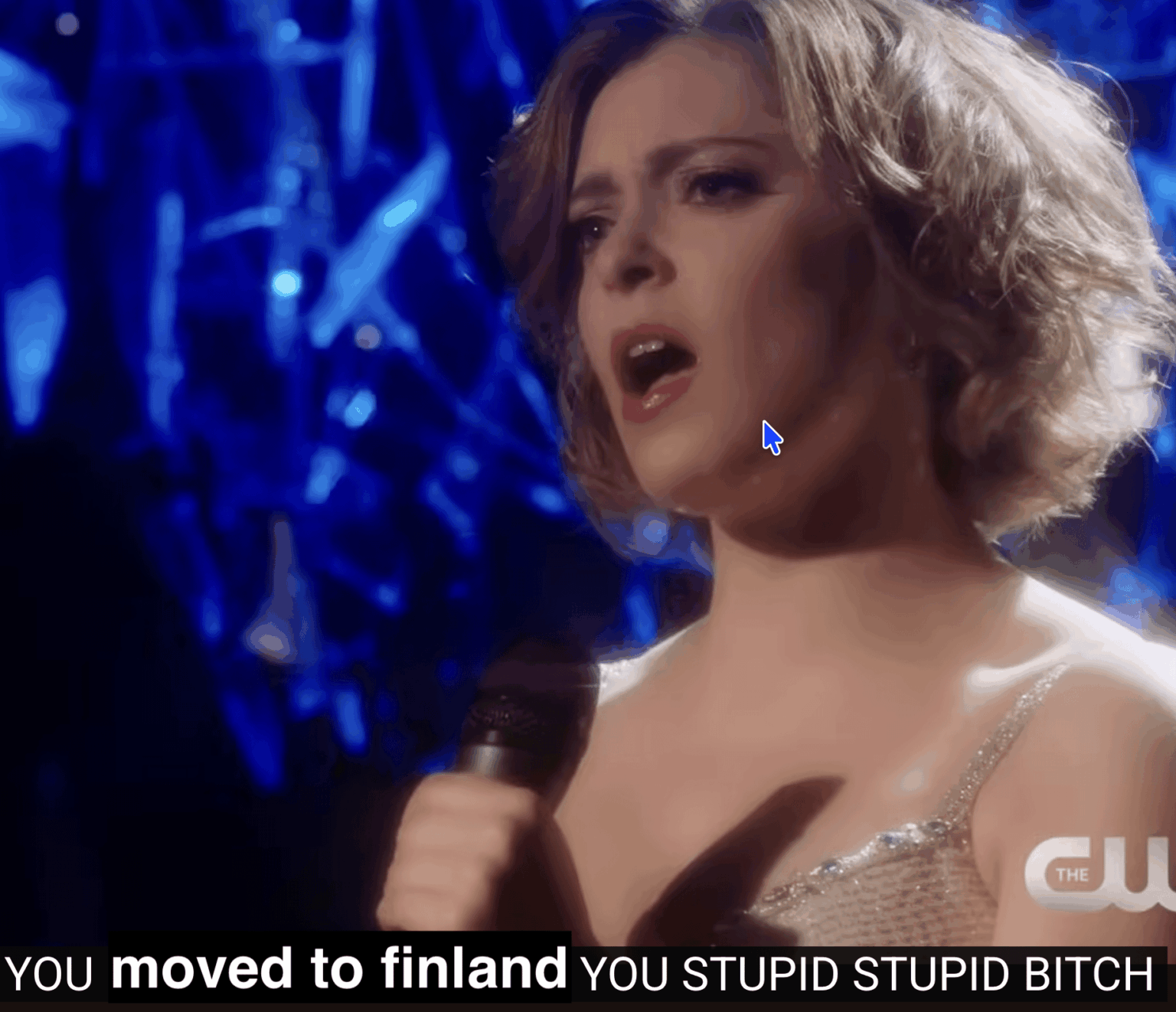 me to myself when i'm sad that it's snowing in late april