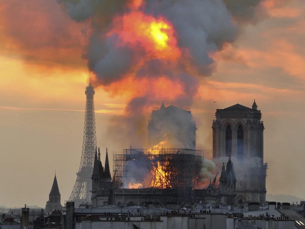 On This Day : April 15th 2019, Notre-Dame Cathedral caught on fire.