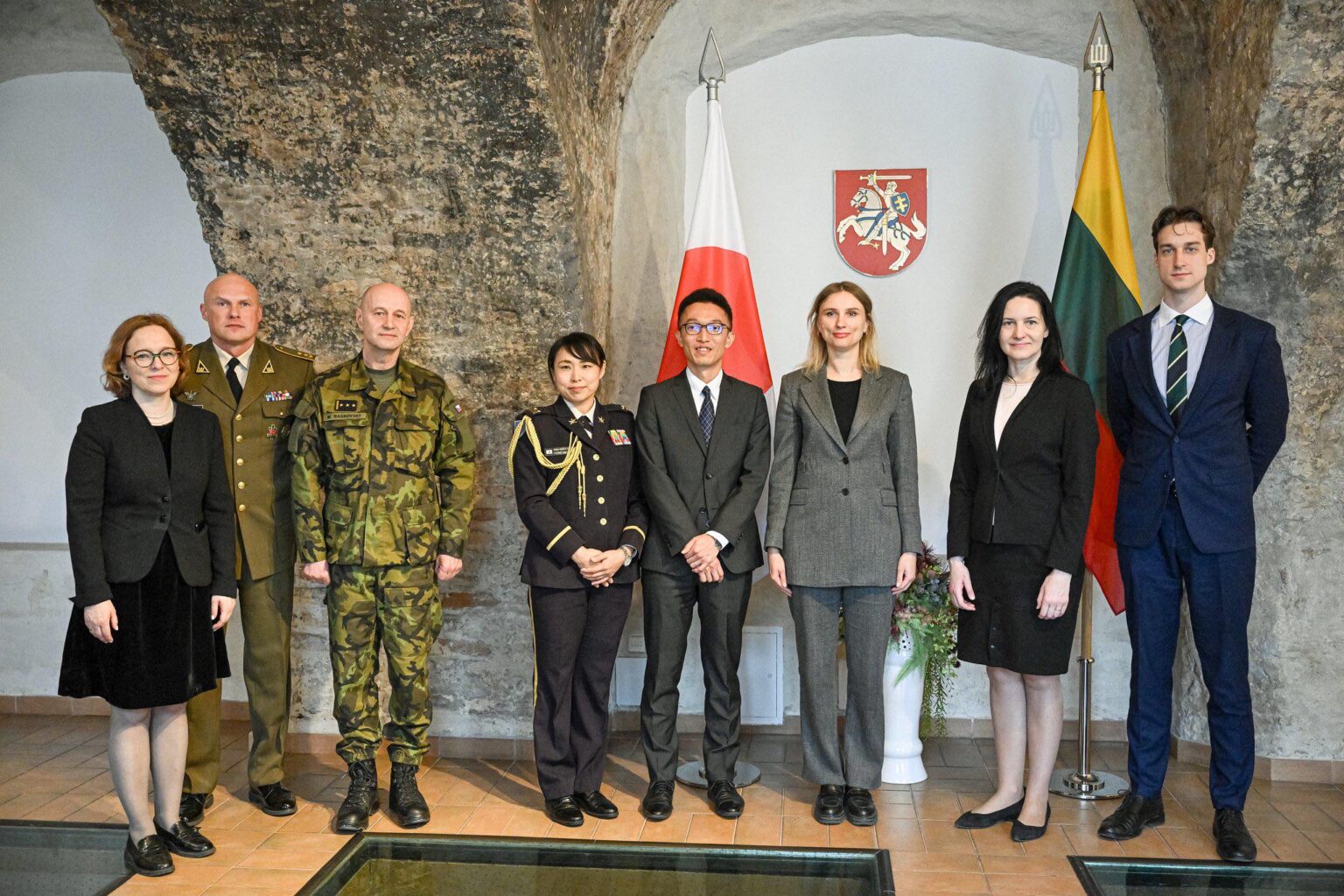 Japan has appointed its first Defence Advisor to Lithuania, Second Secretary Yuho Minami, who was officially welcomed at the Lithuanian MOD.
Also, Lt. Col. Minako Iyono has been accredited as the new Defence Attaché to Lithuania.
Lithuania Japan has appointed its first Defence Advisor to Lithuania, Second Secretary Yuho Minami, who was officially welcomed at the Lithuanian MOD.
Also, Lt. Col. Minako Iyono has been accredited as the new Defence Attaché to Lithuania.
Lithuania
