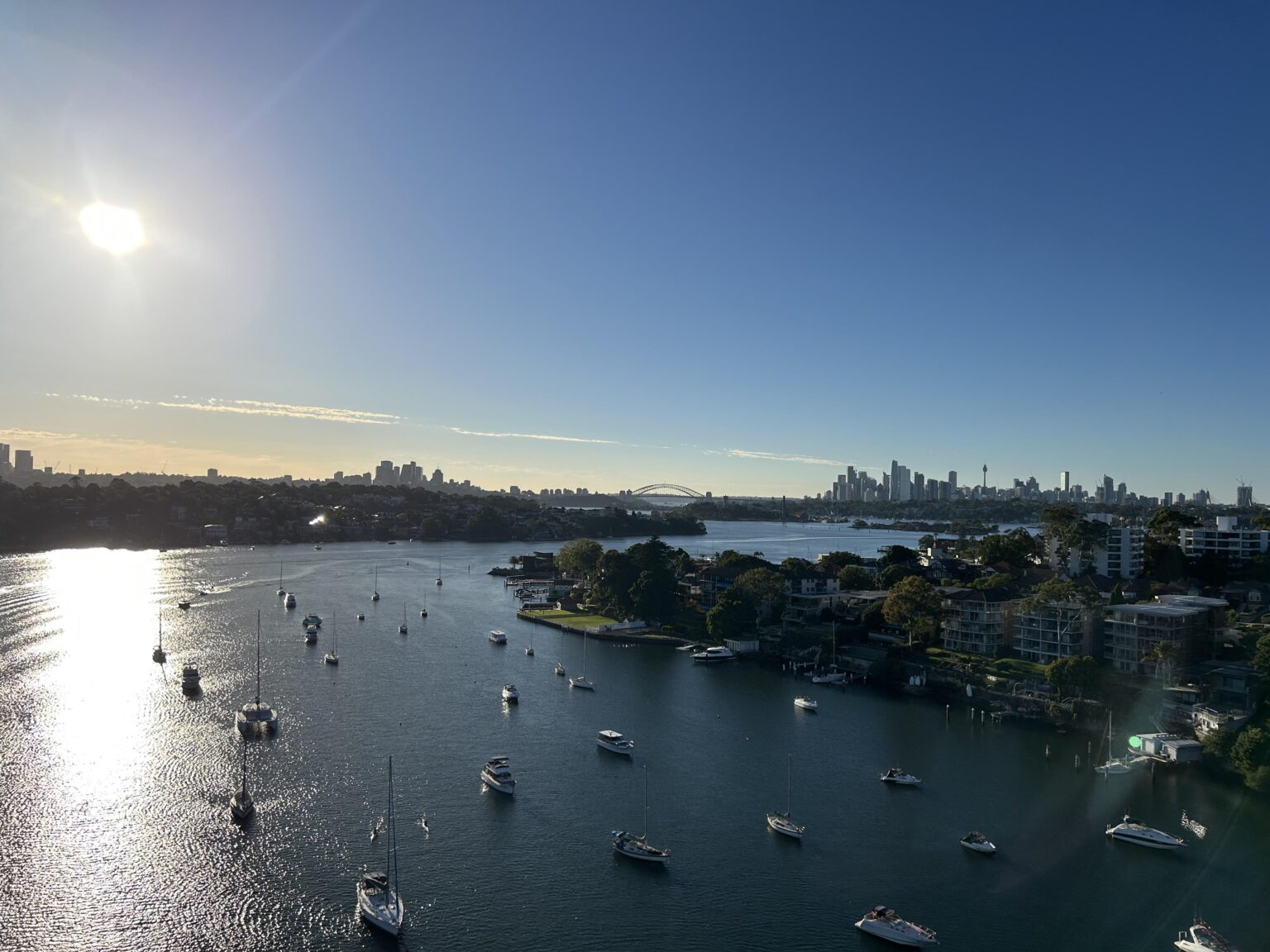 A view from Gladesville Bridge