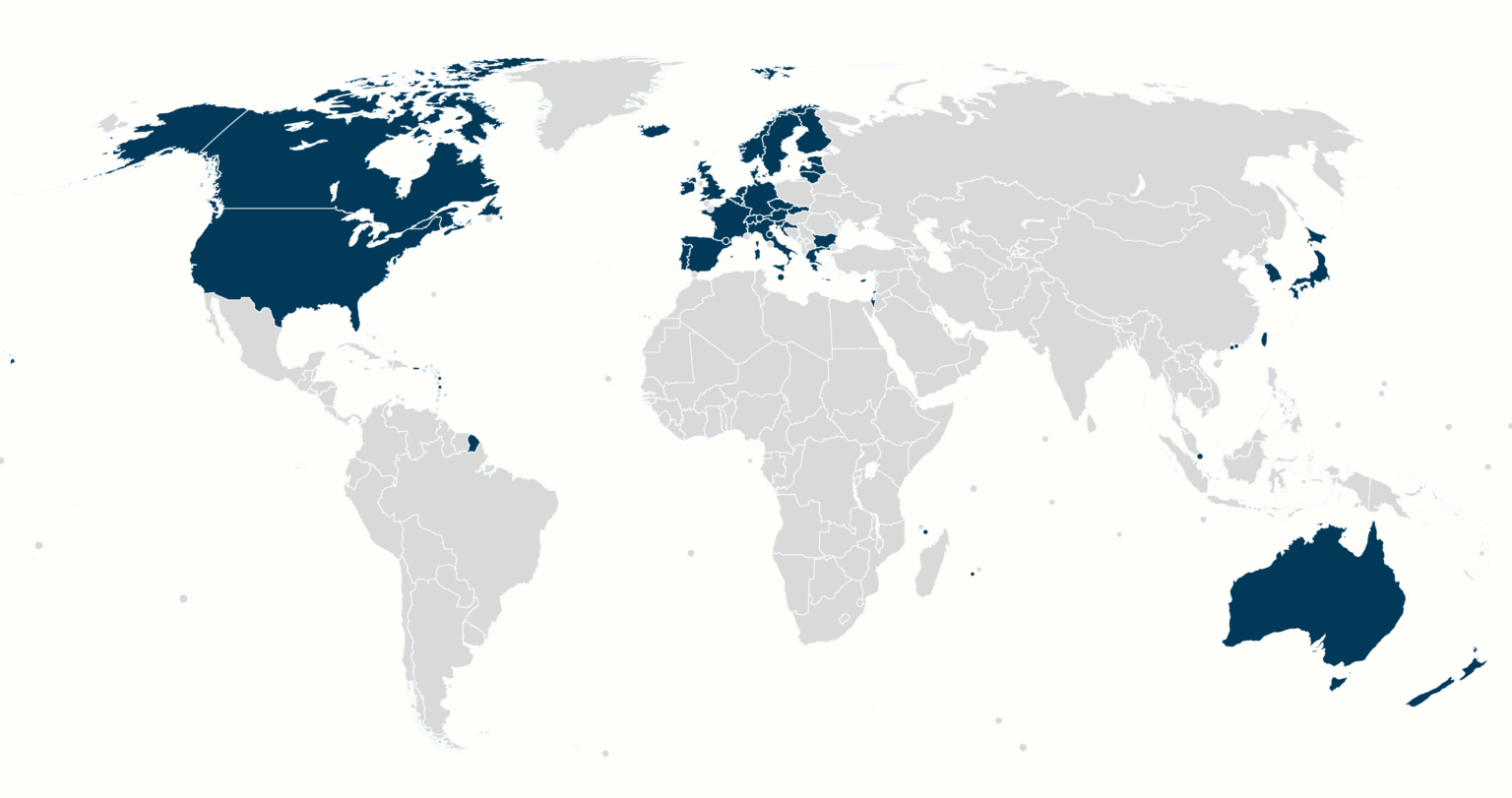 Countries classified as advanced economies by the IMF (2026 Report)