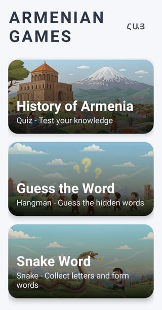 Seeking Android Testers for my new app. "Armenian Games"