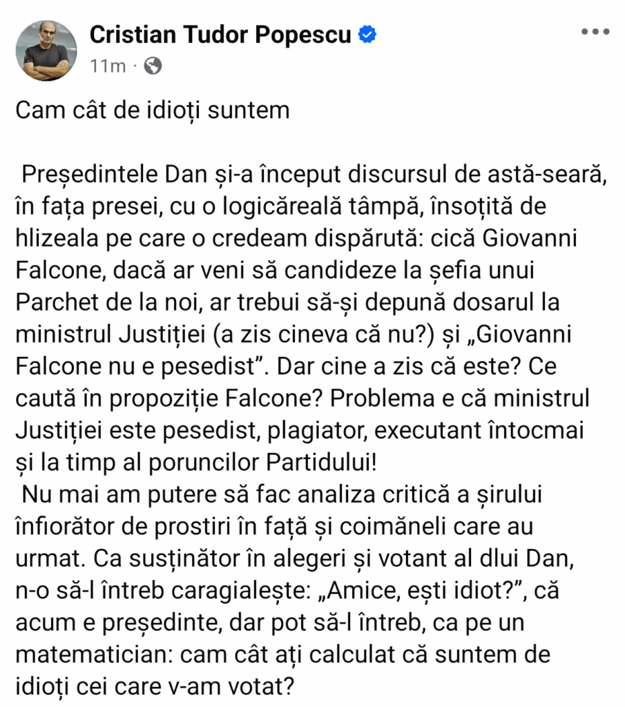CTP asks Nicușor Dan if he is an idiot